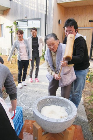 ひだまりのもちつき大会