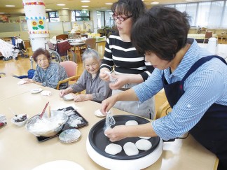 五平餅を味わいました