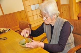 ひだまりのひとときはお抹茶で