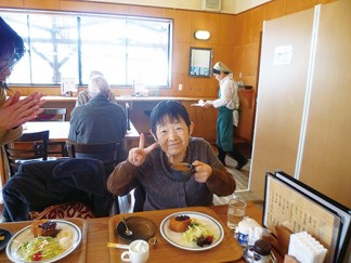 塩の館でモーニング