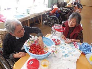 イチゴシロップを作りました