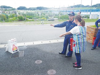 避難訓練と消火訓練