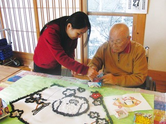 そよかぜの壁面作り