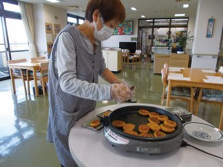 かぼちゃ餅を作りました