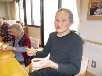 白玉ぜんざいを味わいました