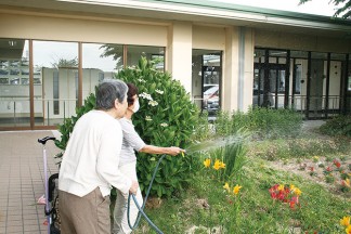 花の苗の寄付をいただきました