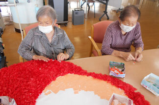 壁面作り「だるまさんがころんだ」