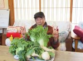 南知多町デイサービスセンターサテライト「冬野菜の収穫」