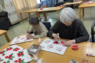 あい寿の丘「椿作品」