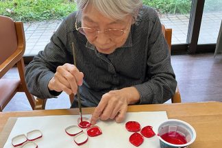 あい寿の丘「椿作品」