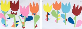 あい寿の丘「チューリップ作品」