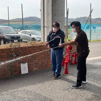 あい寿の丘・ひだまり「消火訓練」