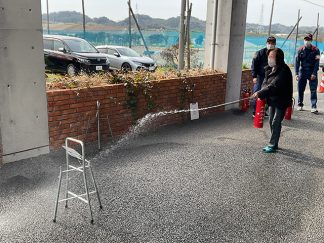 あい寿の丘・ひだまり「消火訓練」