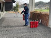 南知多町デイサービスセンターサテライト「缶積みゲーム」