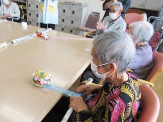 南知多町デイサービスセンター「わんわんリレーゲーム」